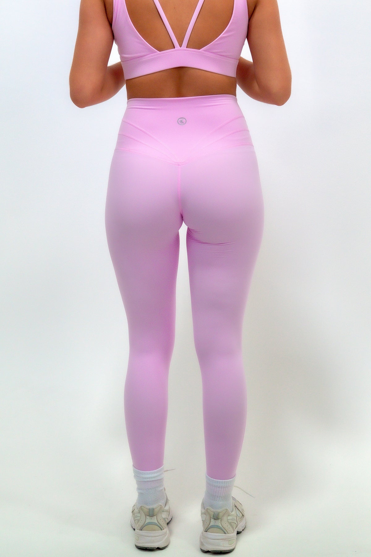 I Am Beautifully Radiant Quick-Dry Butter Pink Yoga Legging 2
