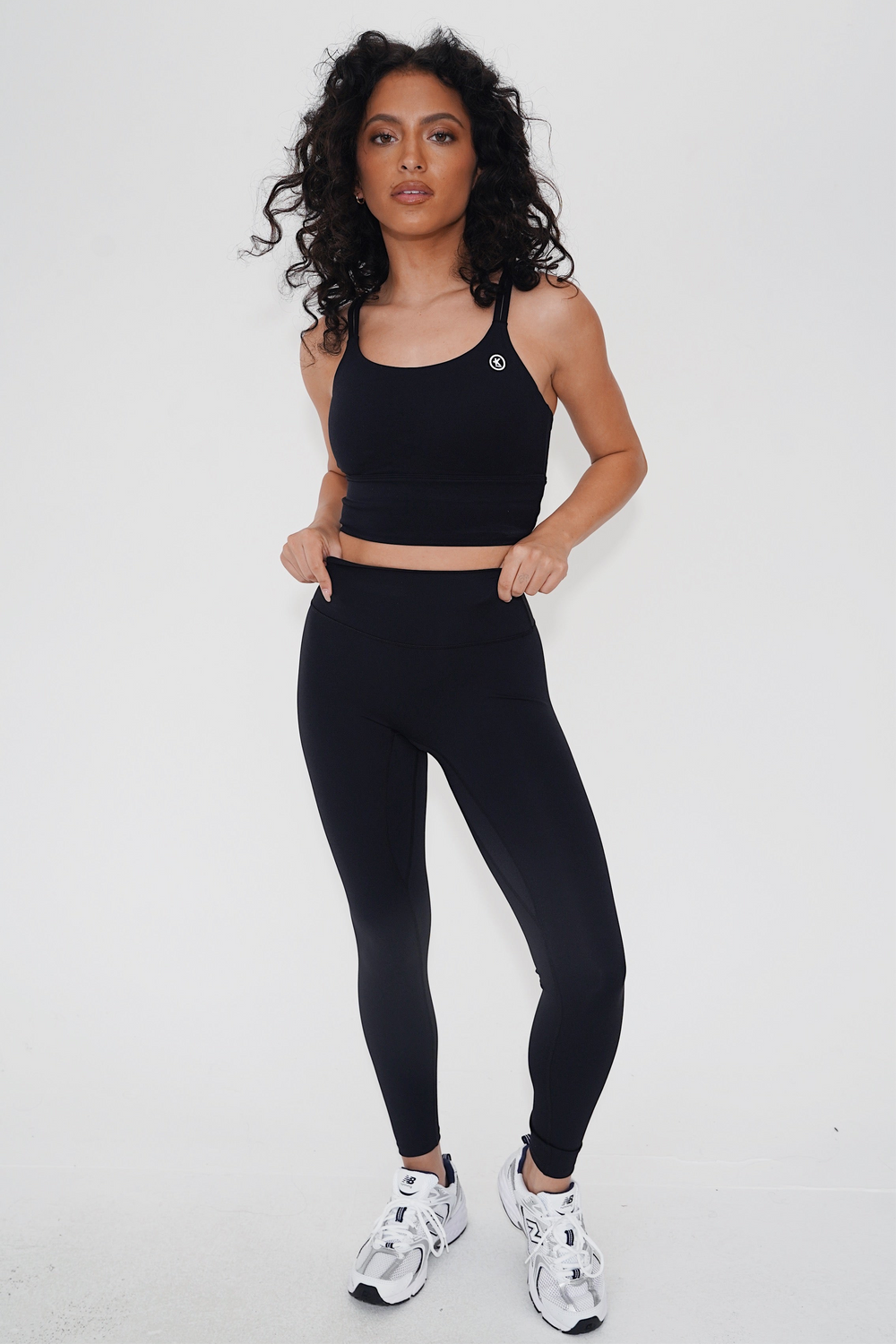 I Am Confident Black Cropped Tank 6