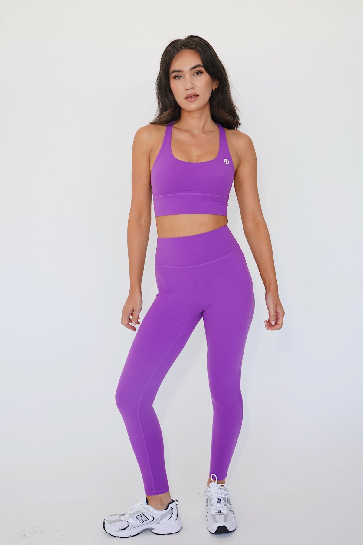 I am Bold Comfortably Stylish Purple Yoga Top Bra 9