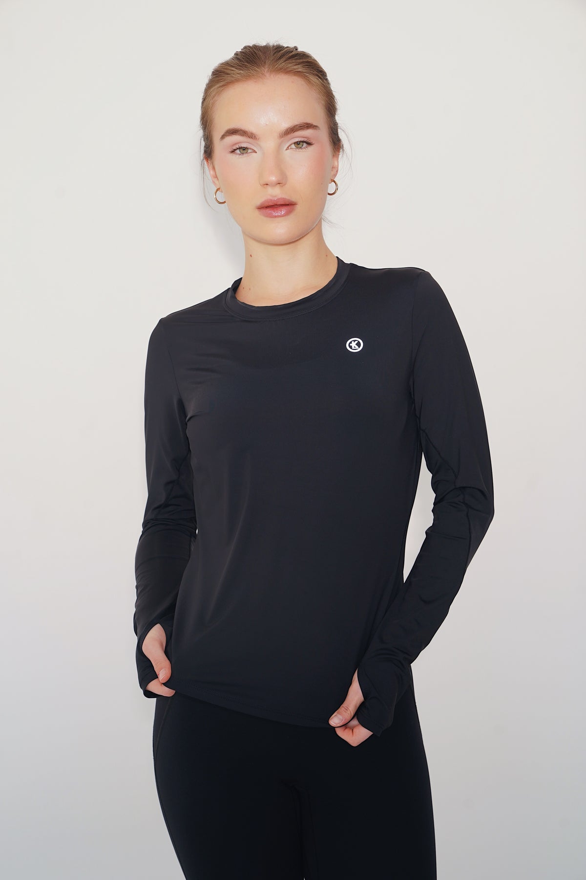 I Embrace Change Lightweight Black Long Sleeve Shirt 1