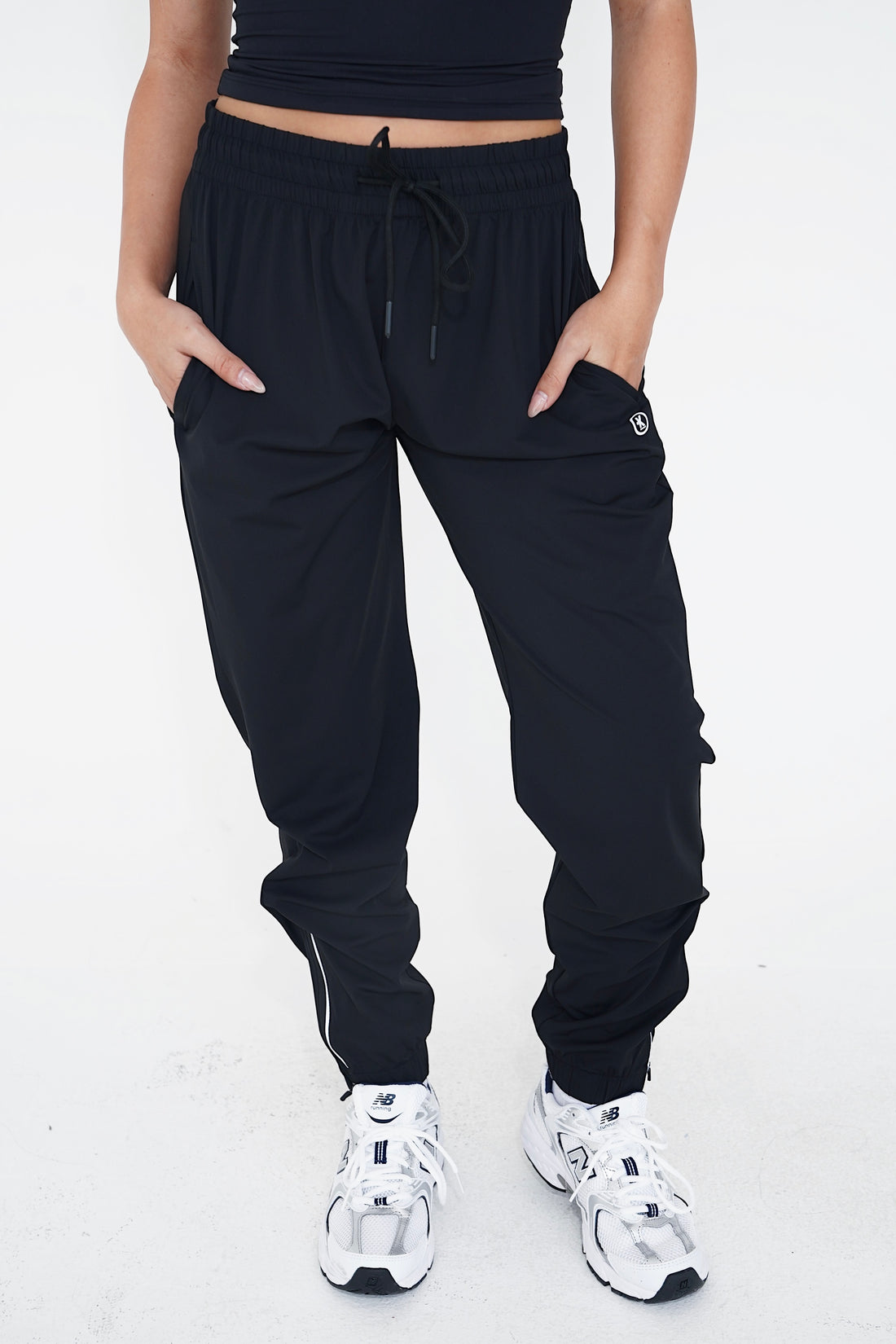 I See the Path Ahead Ice Silk Black Comfort Fitness Pant