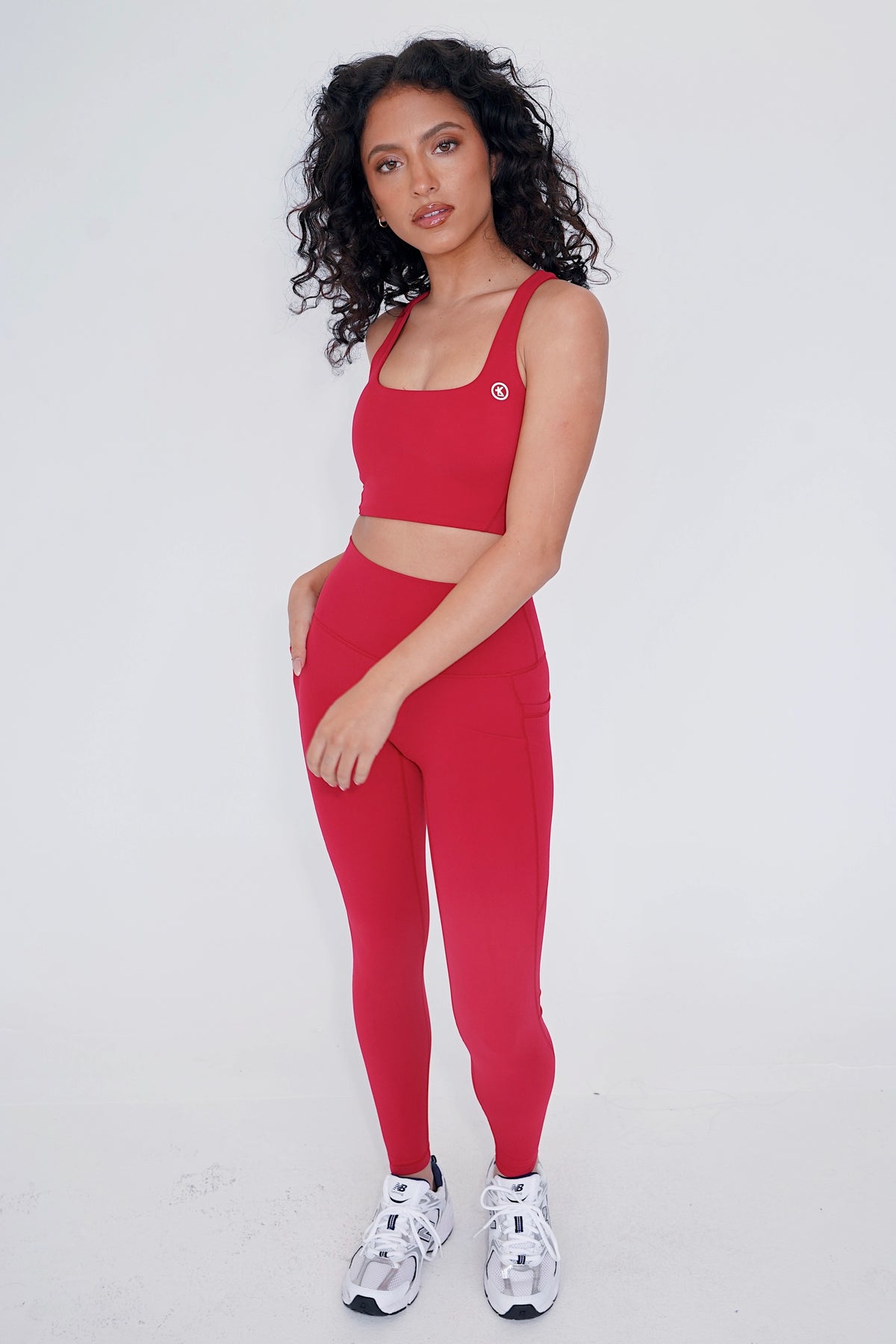 The More I Give, The More I Receive Hot Red Legging 4