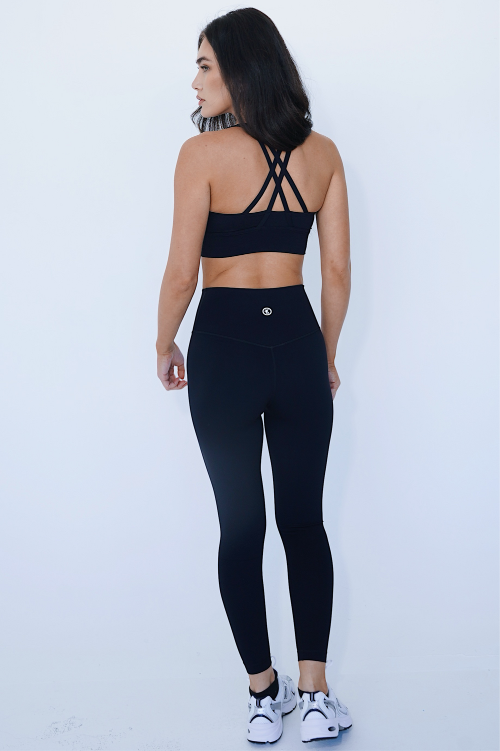 I Am Compassionate Quick-Dry Butter Black Legging 5