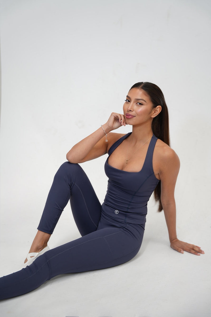 My Dreams Come True Navy Blue Versatile Tank