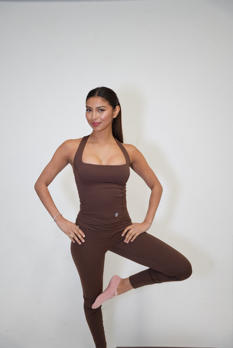 My Dreams Come True Espresso Brown Versatile Tank alt