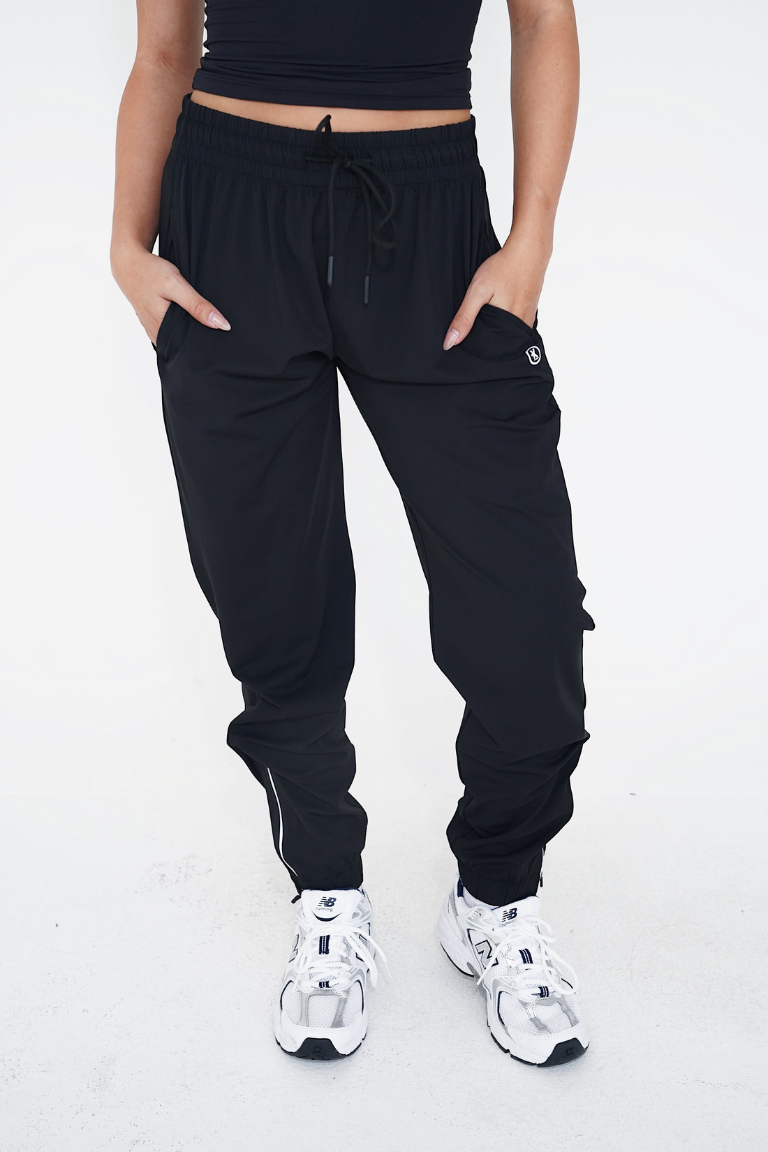 I See the Path Ahead Ice Silk Black Comfort Fitness Pant