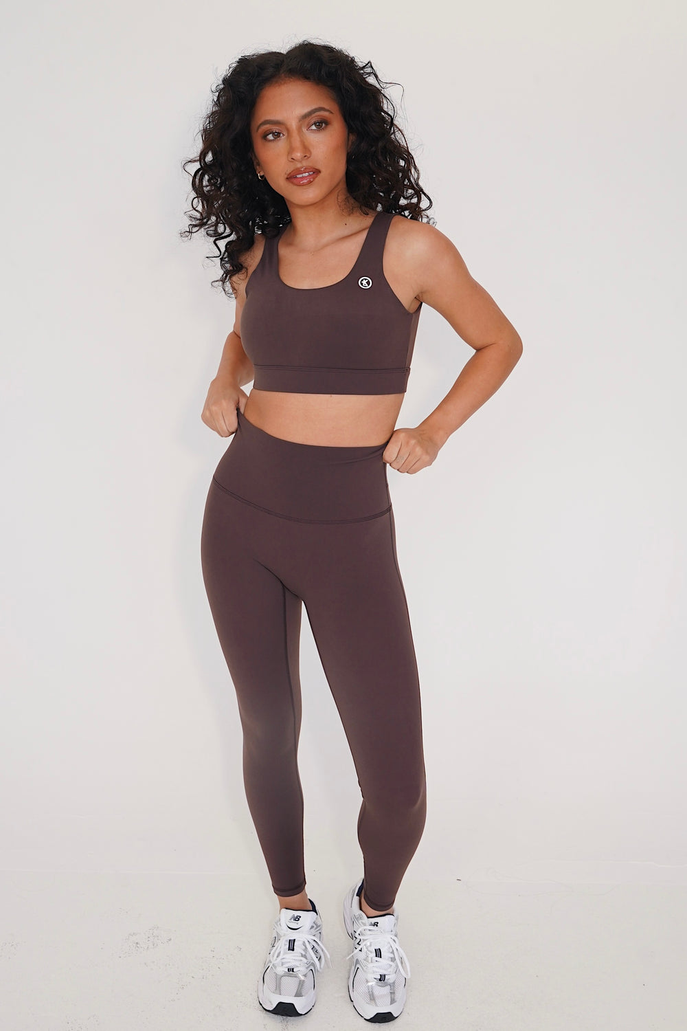 I am Beautifully Radiant Quick Dry Coffee Yoga Legging 9