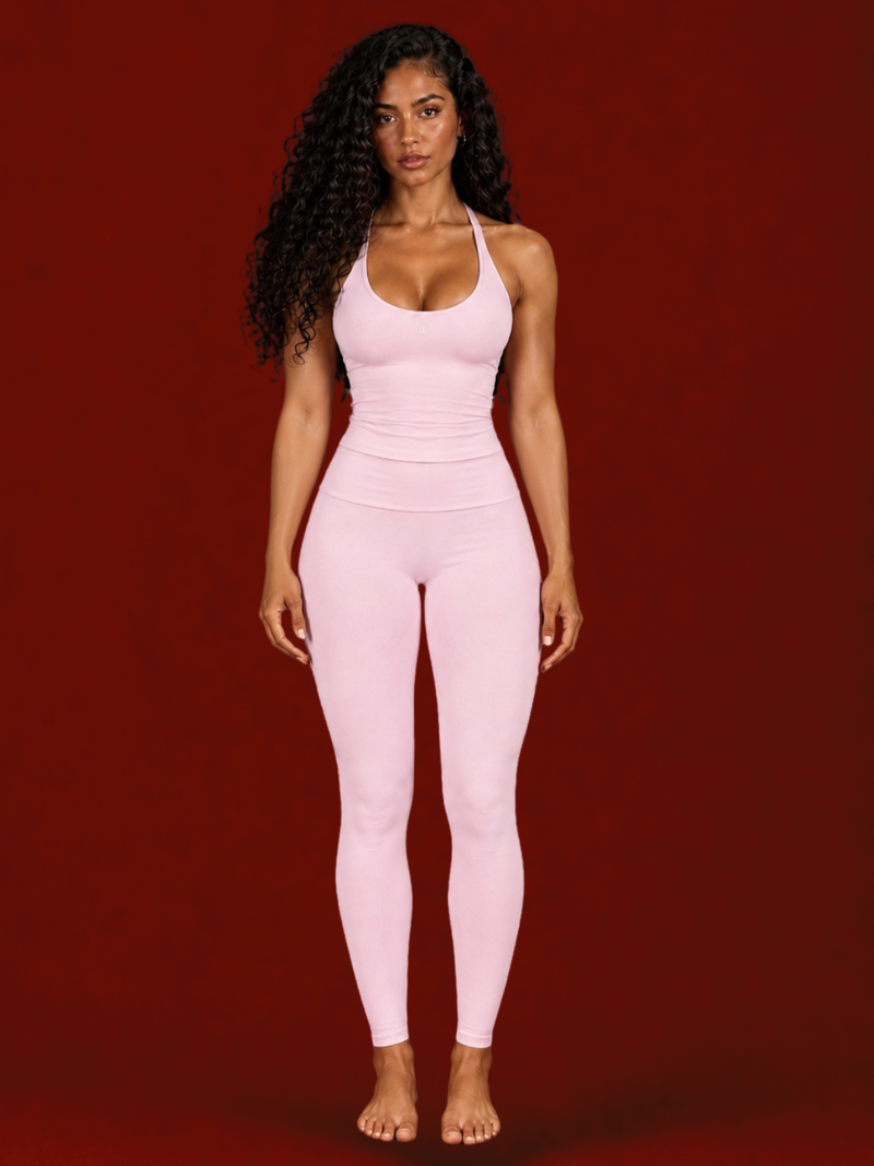 * ADD ON * Delta Gamma I Move With Love Pink Legging
