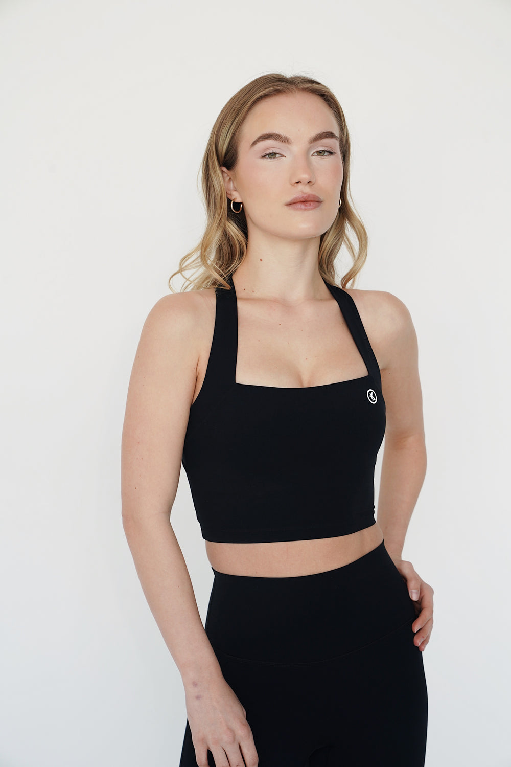 I Am Wonderful Halter Neck Black Bra 5