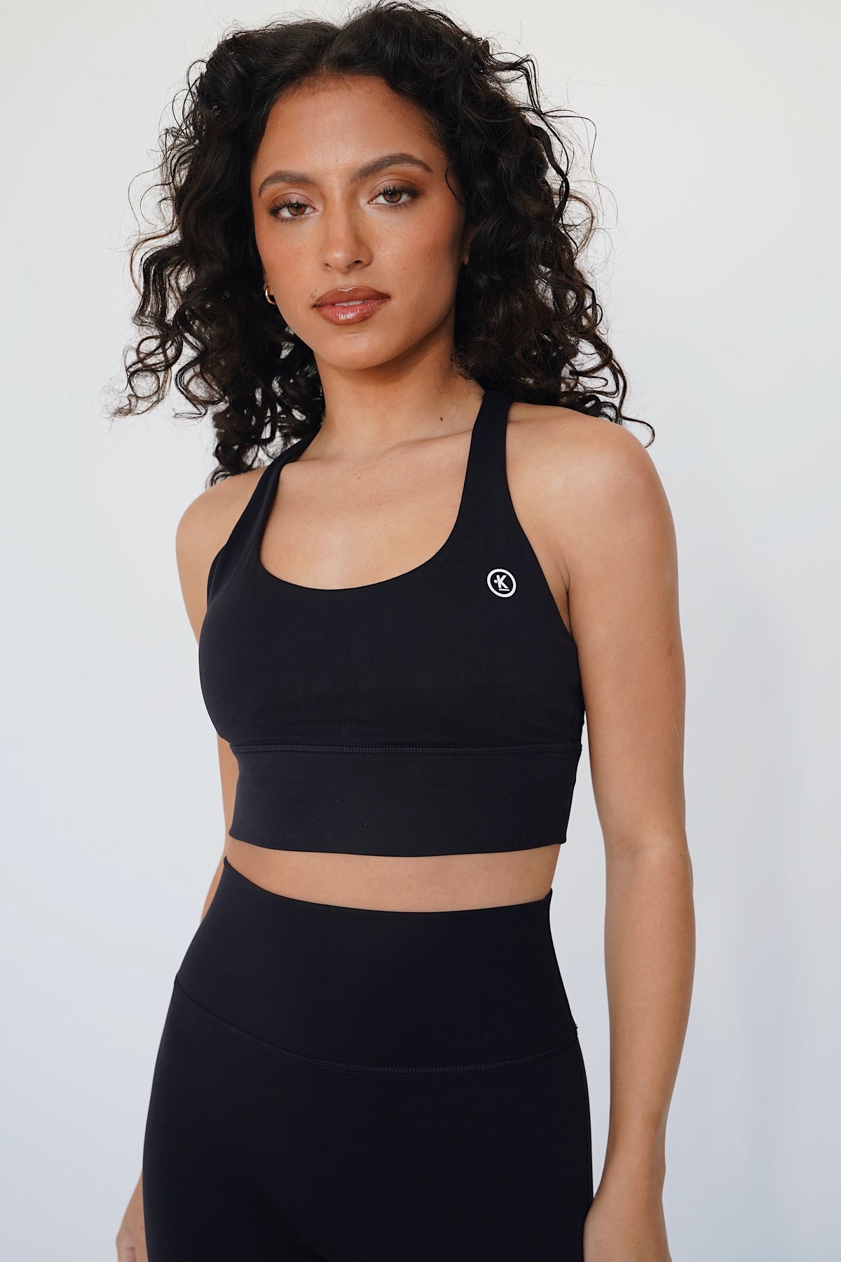 I am Bold Comfortably Stylish Black Yoga Top Bra 3