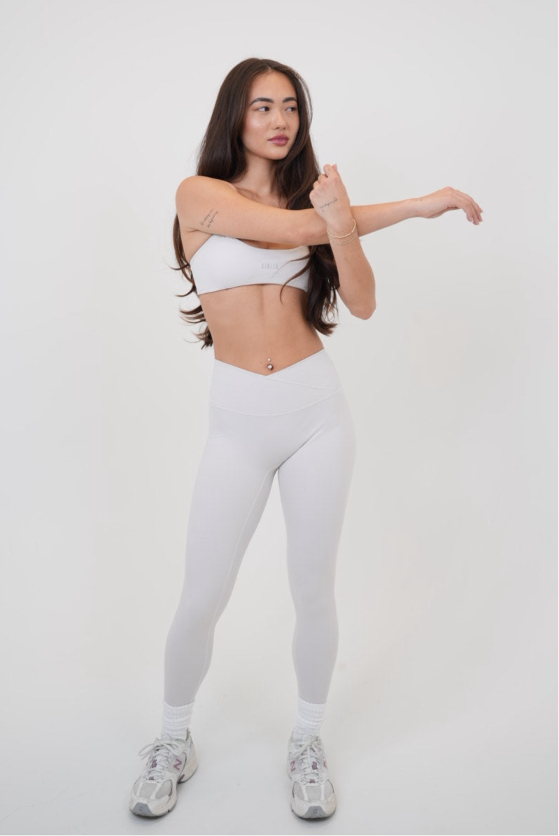 My Time Is Divine Lime White Sculpt V-Waist Legging alt