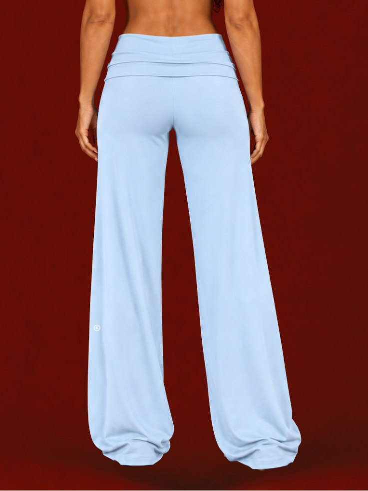 * ADD ON * Kappa Kappa  Gamma I Move With Love Light Blue Wide Pant alt