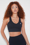 I Have Clarity Luxuriously Soft Black Sports Bra