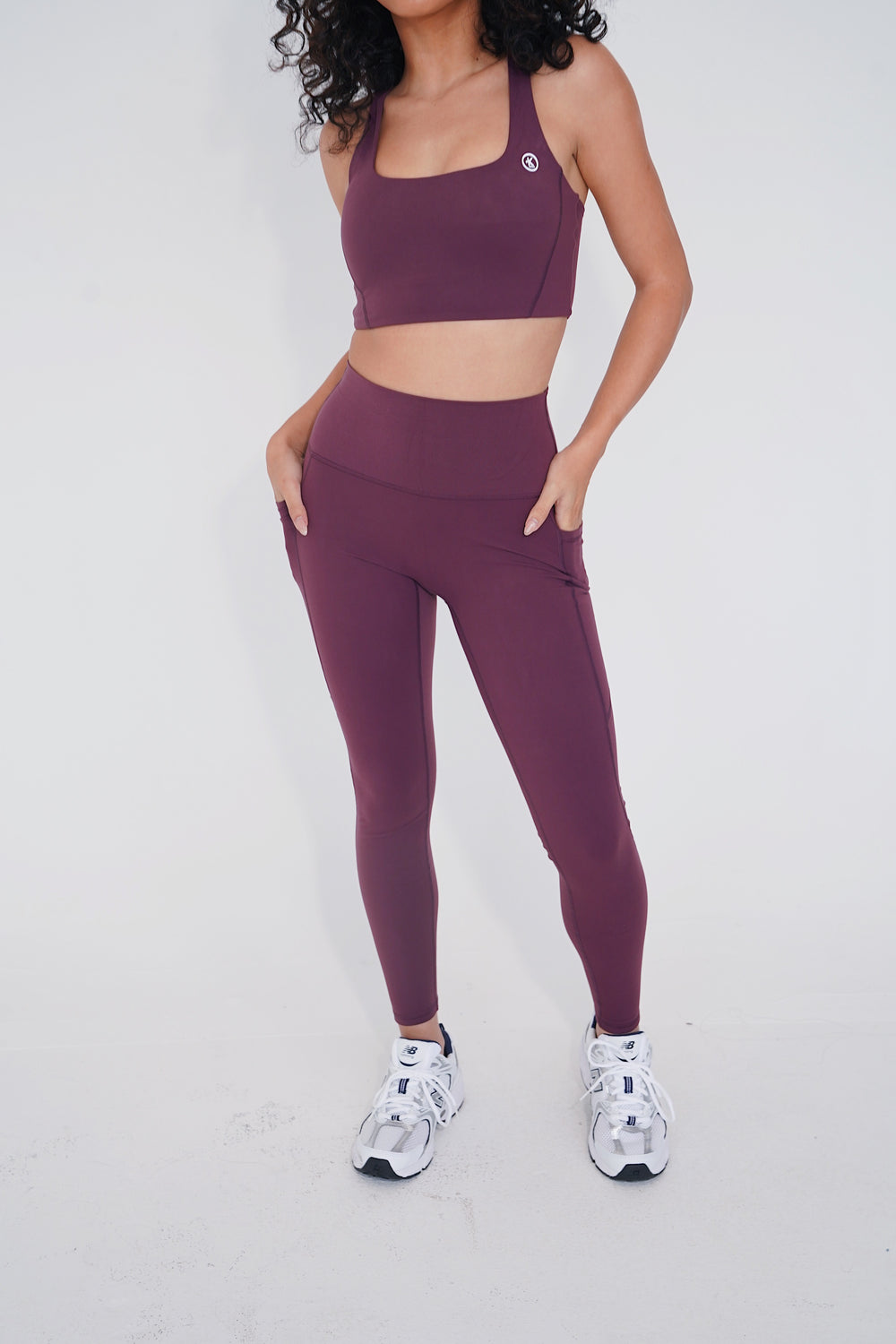 The More I Give, The More I Receive Chic Plum Legging 3