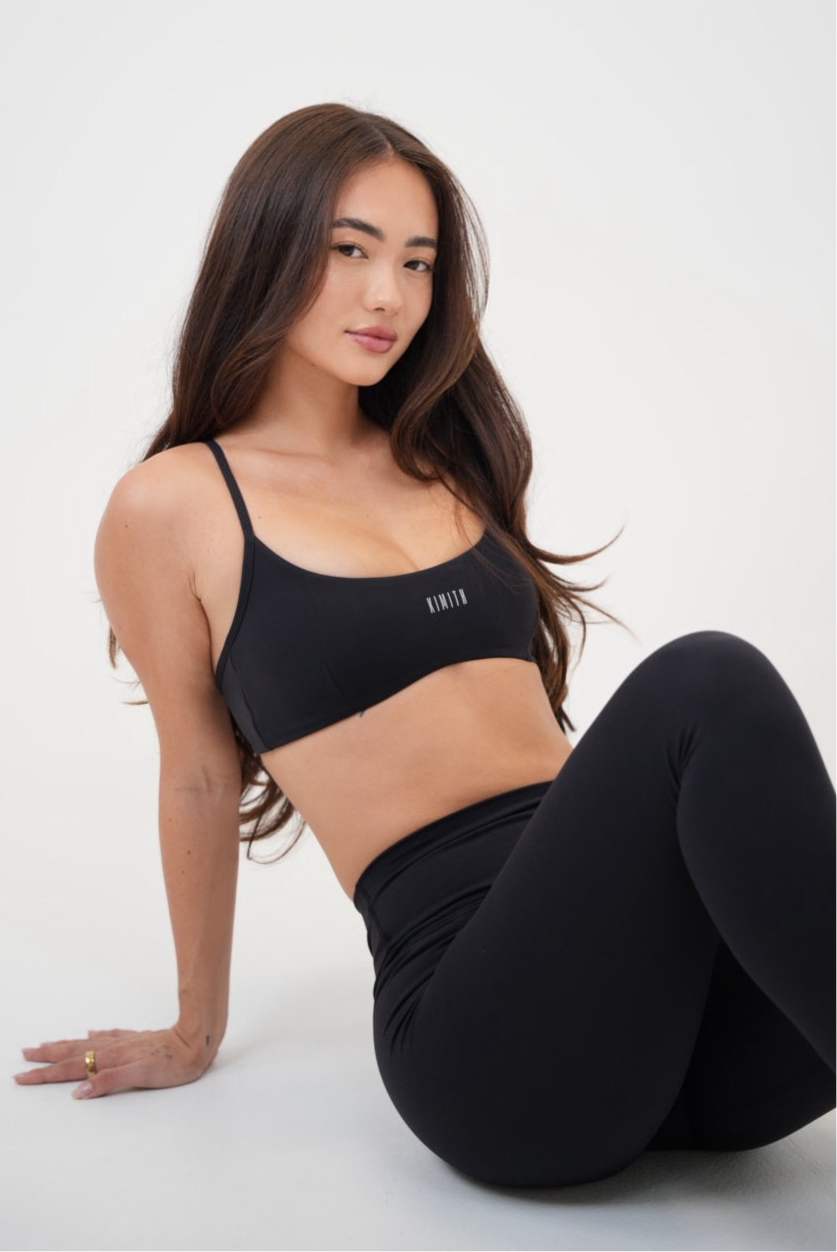 My Time Is Divine Black Cross-Back Butter Soft Bra 2