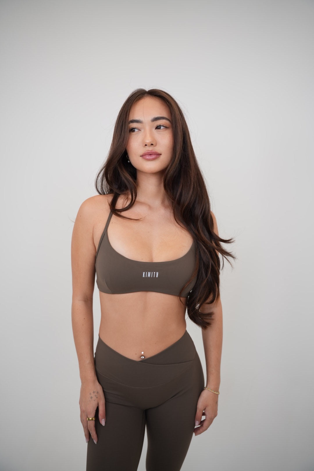My Time Is Divine Brown Sculpt V-Waist Legging 5