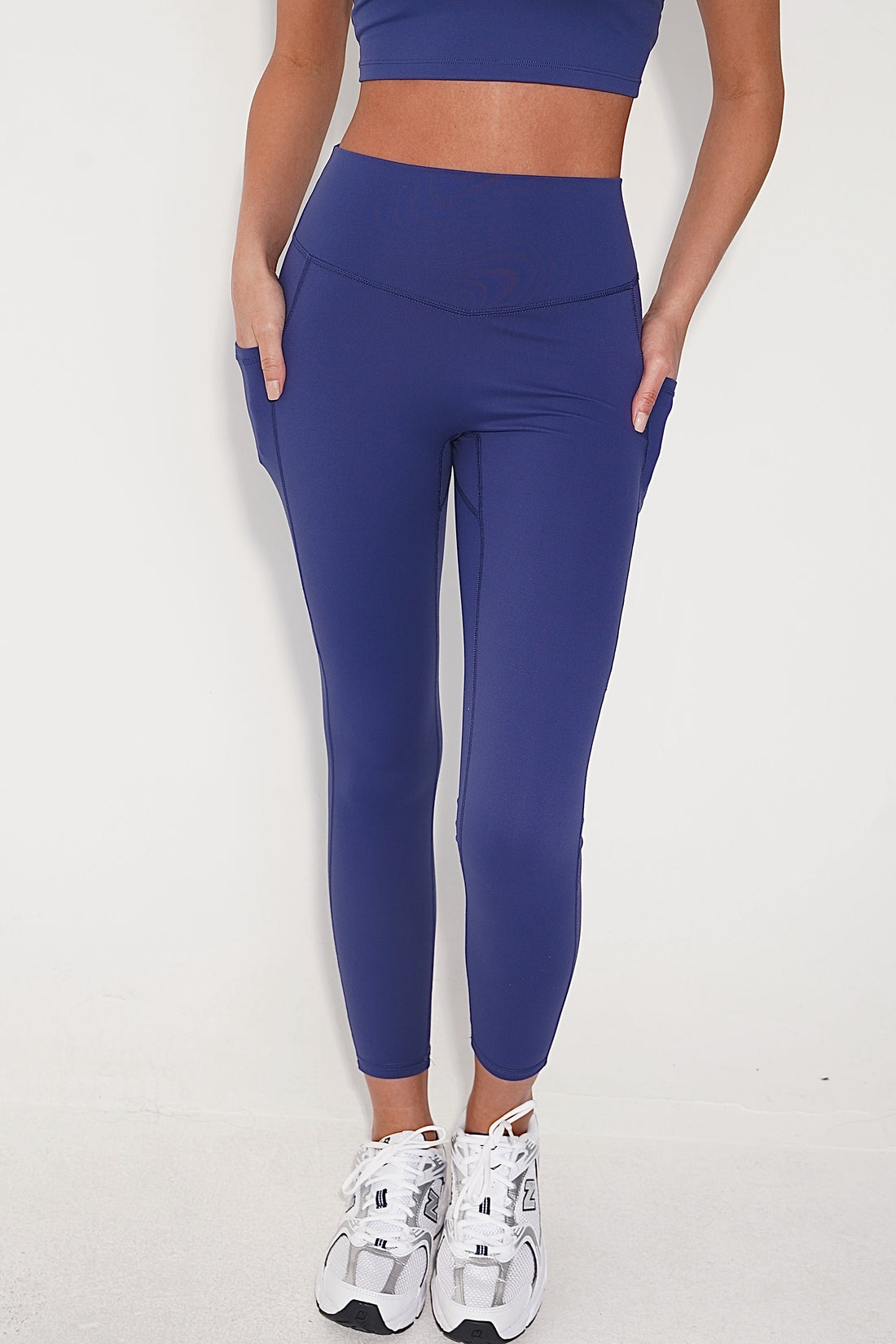 I Have Clarity Luxuriously Soft Navy Blue  Legging