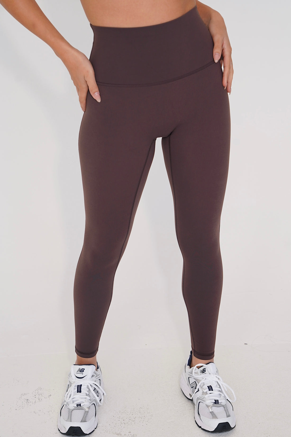 I am Beautifully Radiant Quick Dry Coffee Yoga Legging