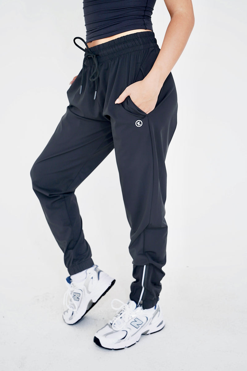 I See the Path Ahead Ice Silk Black Comfort Fitness Pant alt