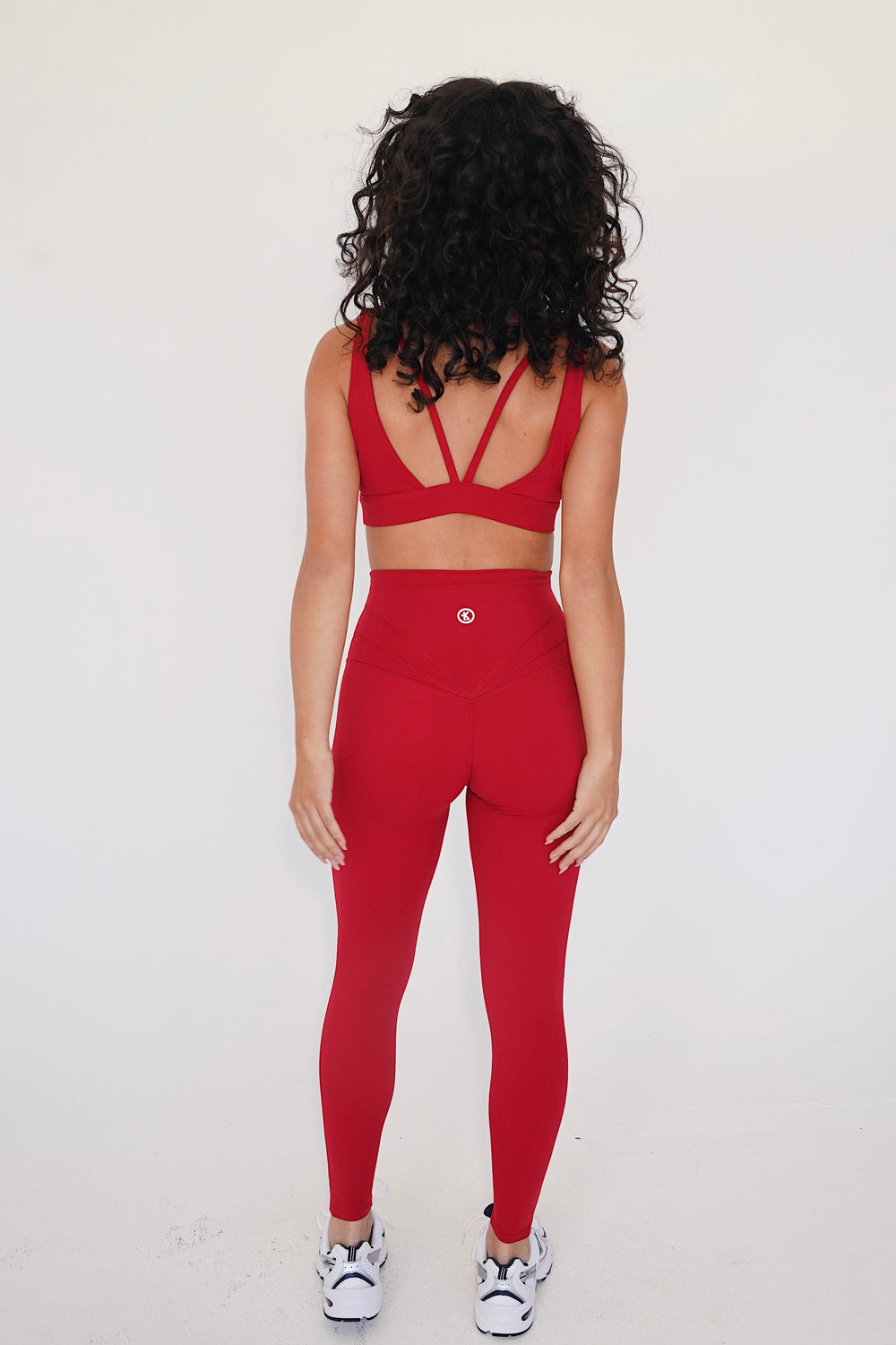 I am Beautifully Radiant Quick Dry Red Sports Bra 5