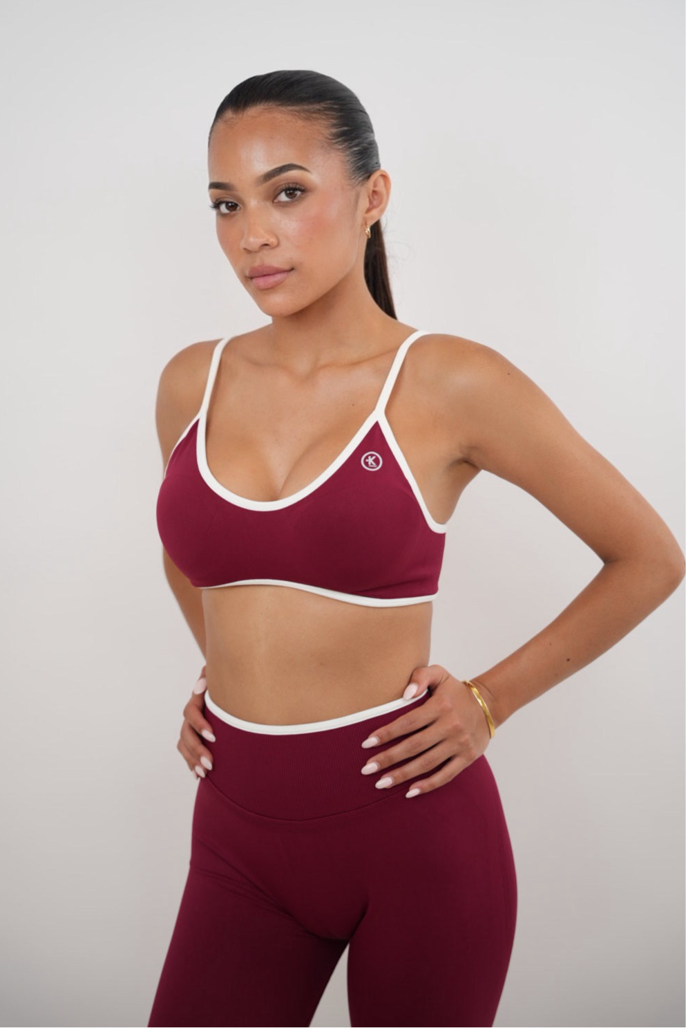 Passion is Power Red Sports Bra 1