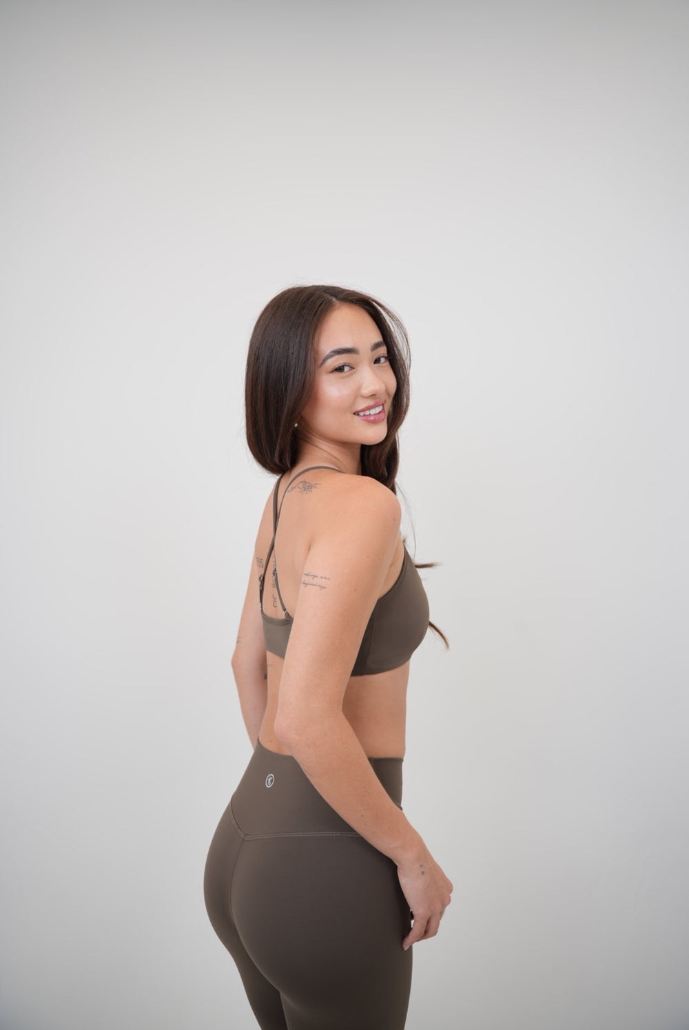 My Time Is Divine Brown Cross-Back Butter Soft Bra 4