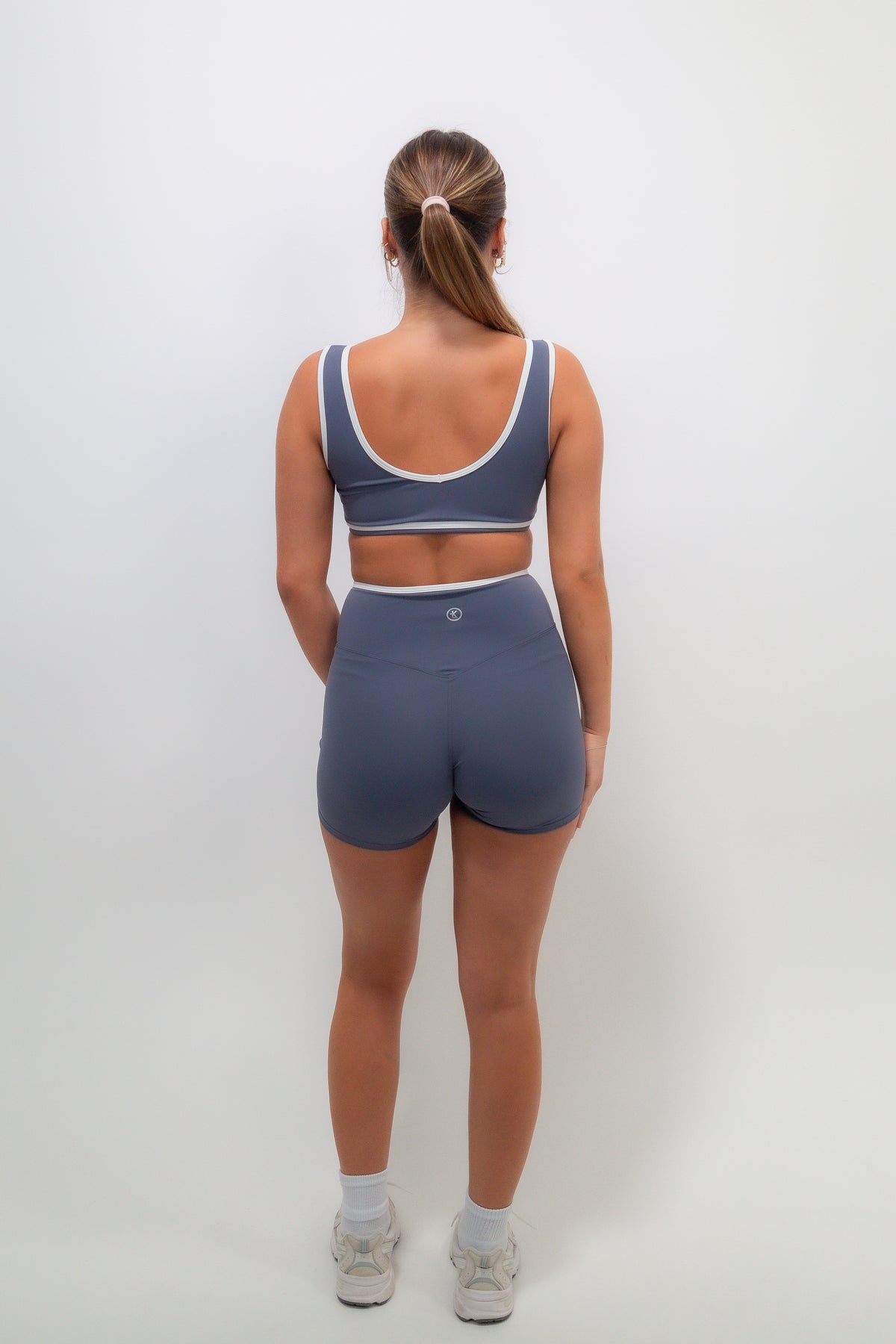 I Am Right Where I Need To Be Slate Blue Butter Short 3
