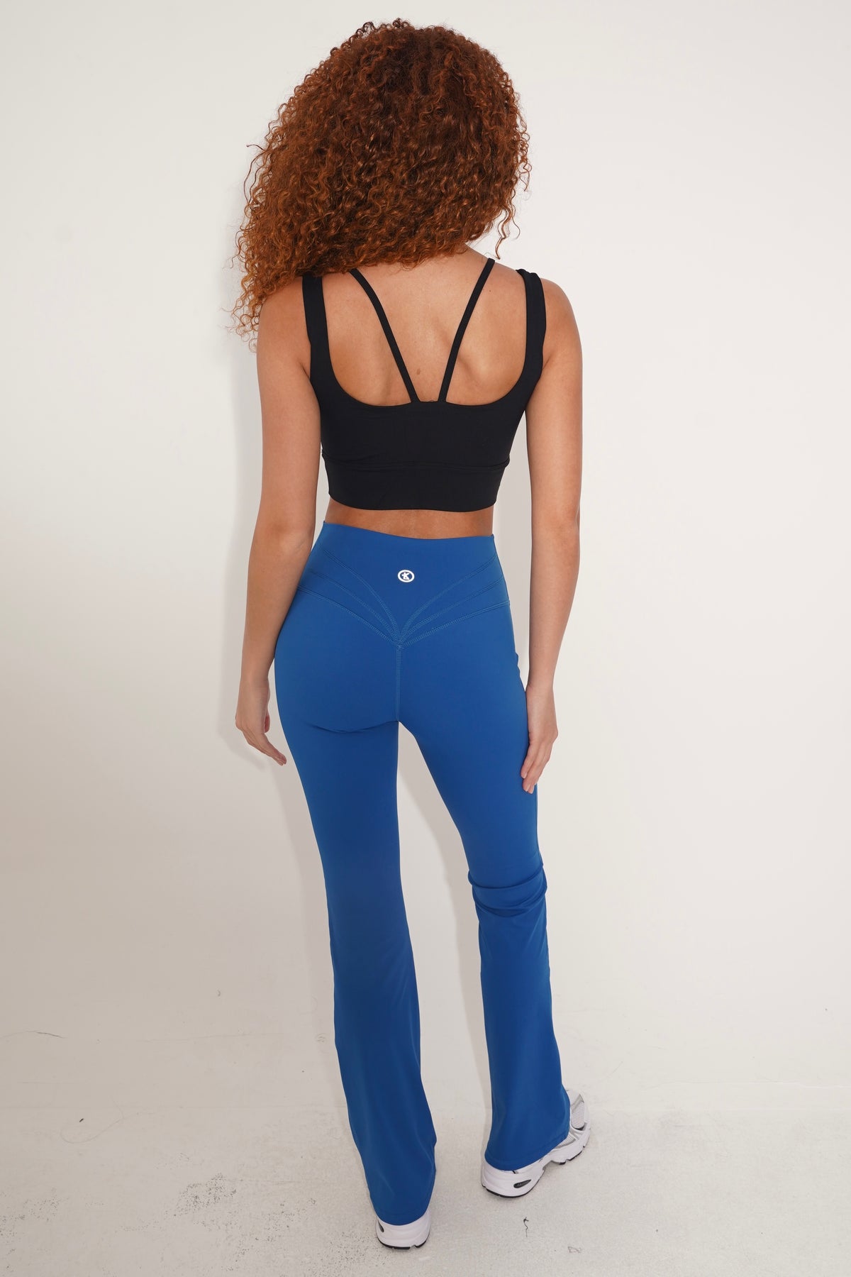 I Create Harmony Blue Flare Yoga Pant 8