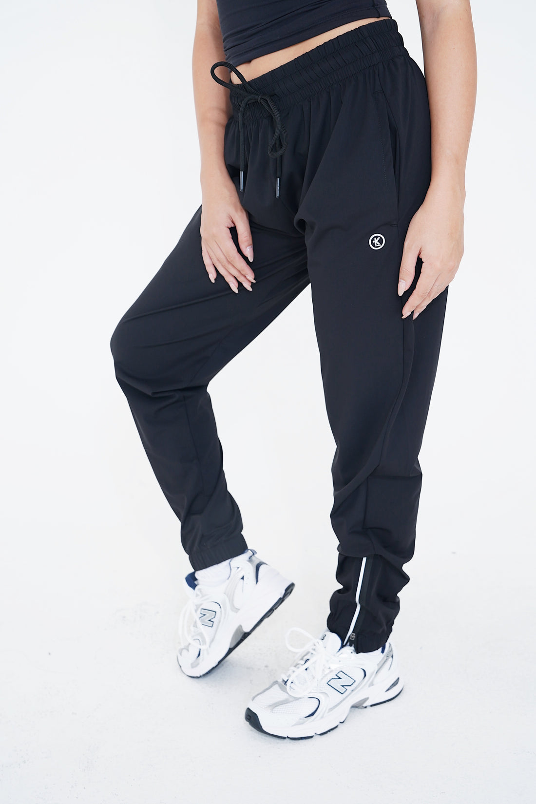 I See the Path Ahead Ice Silk Black Comfort Fitness Pant