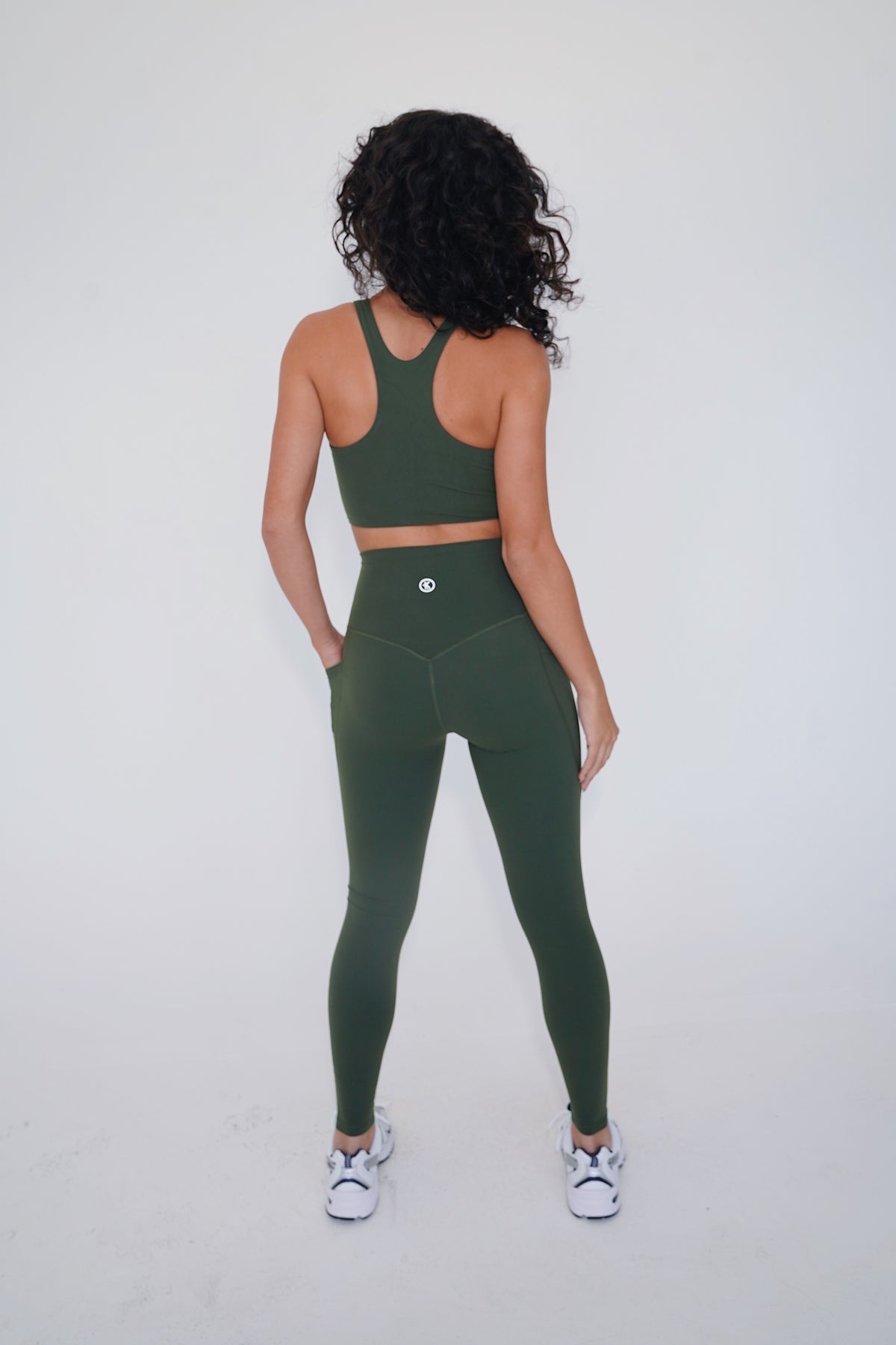 The More I Give, The More I Receive Natural Olive Legging 10