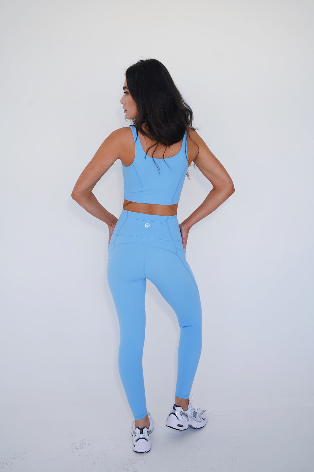 My Heart is Pure Vintage Bubble Blue Butter Soft Legging