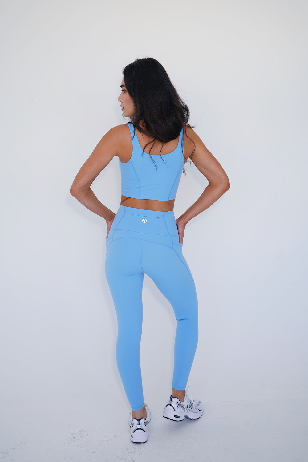 My Heart is Pure Vintage Bubble Blue Butter Soft Legging 7