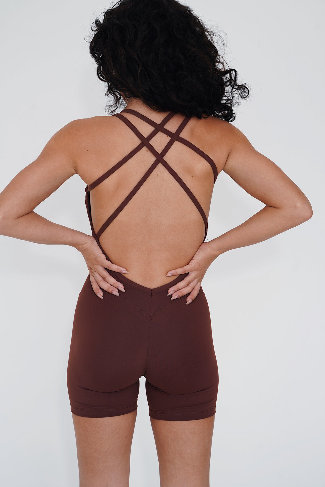 I Am Enough Chocolate Stretch Bodysuit