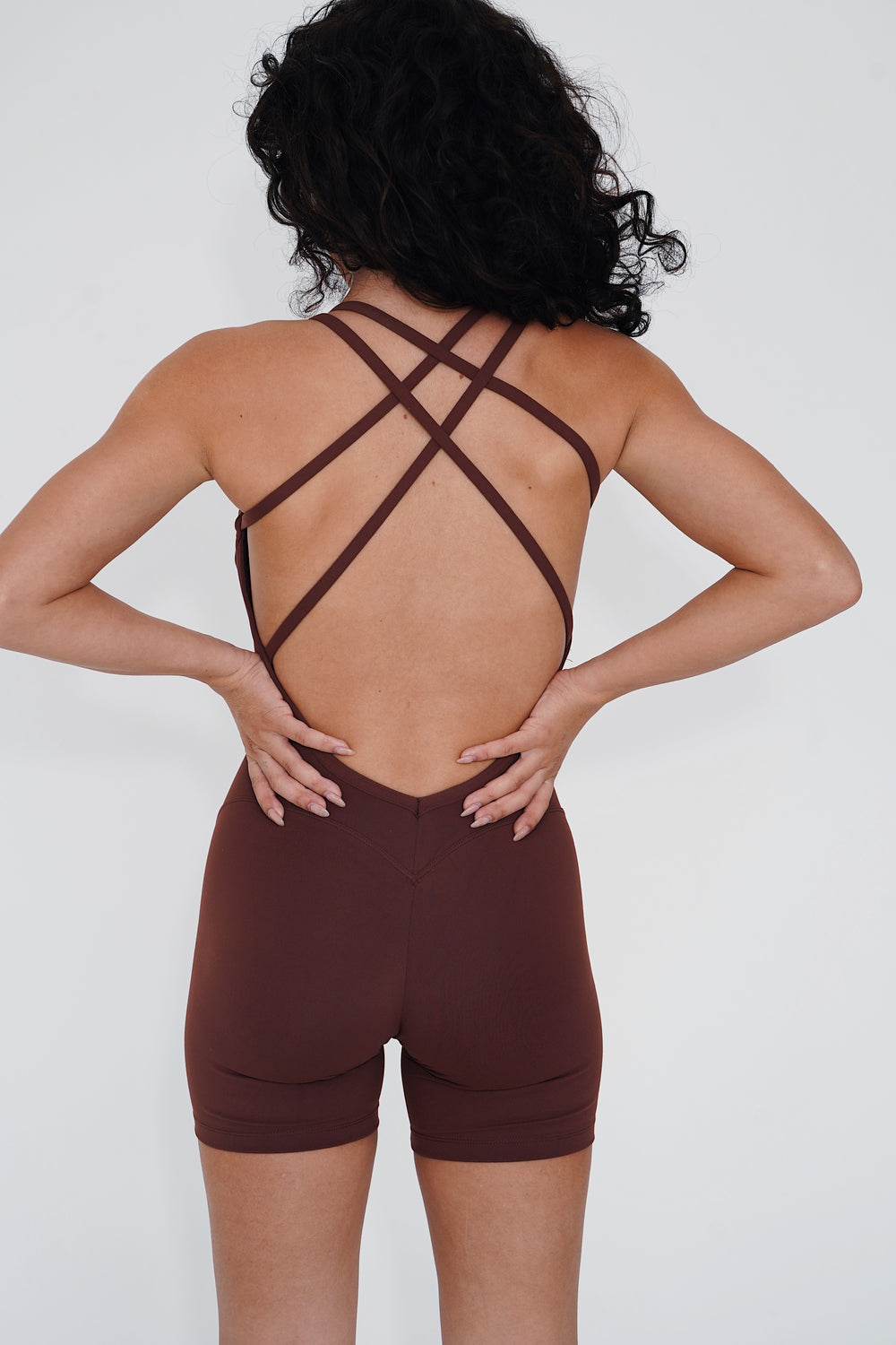 I Am Enough Chocolate Stretch Bodysuit 7