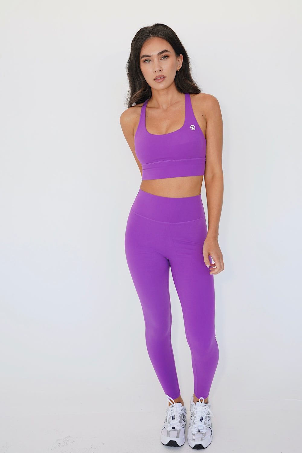 I am Bold Comfortably Stylish Purple Yoga Top Bra 8