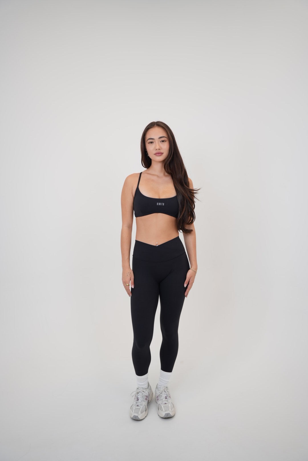 My Time Is Divine Black Cross-Back Butter Soft Bra 8