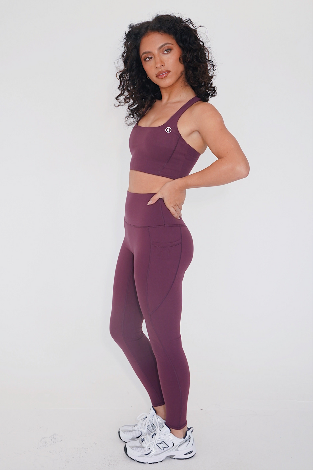 The More I Give, The More I Receive Chic Plum Legging 10