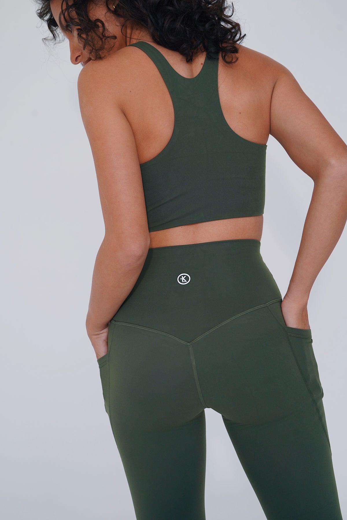 The More I Give, The More I Receive Natural Olive Legging 12