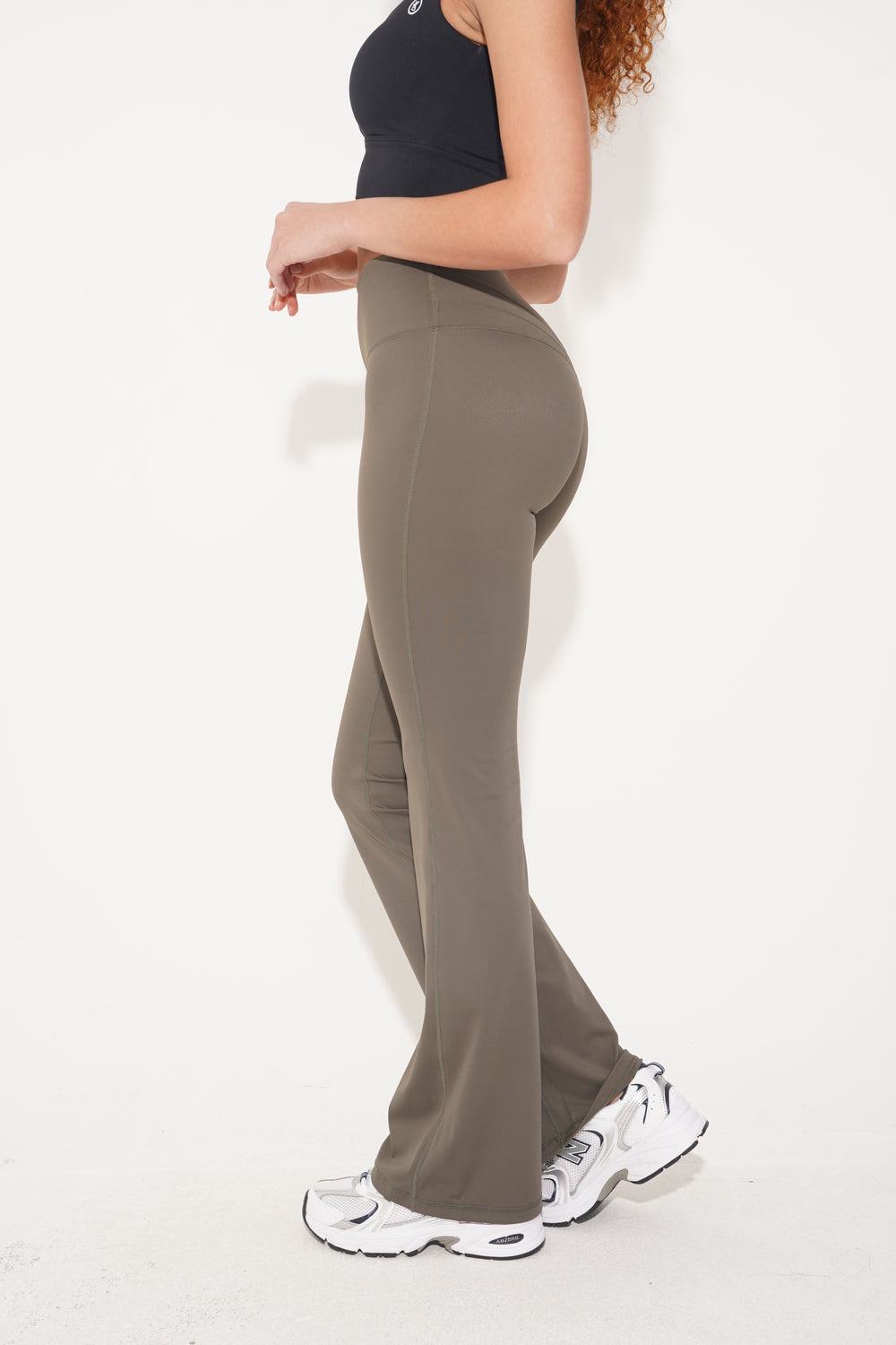 I Create Harmony Green Flare Yoga Pant 5