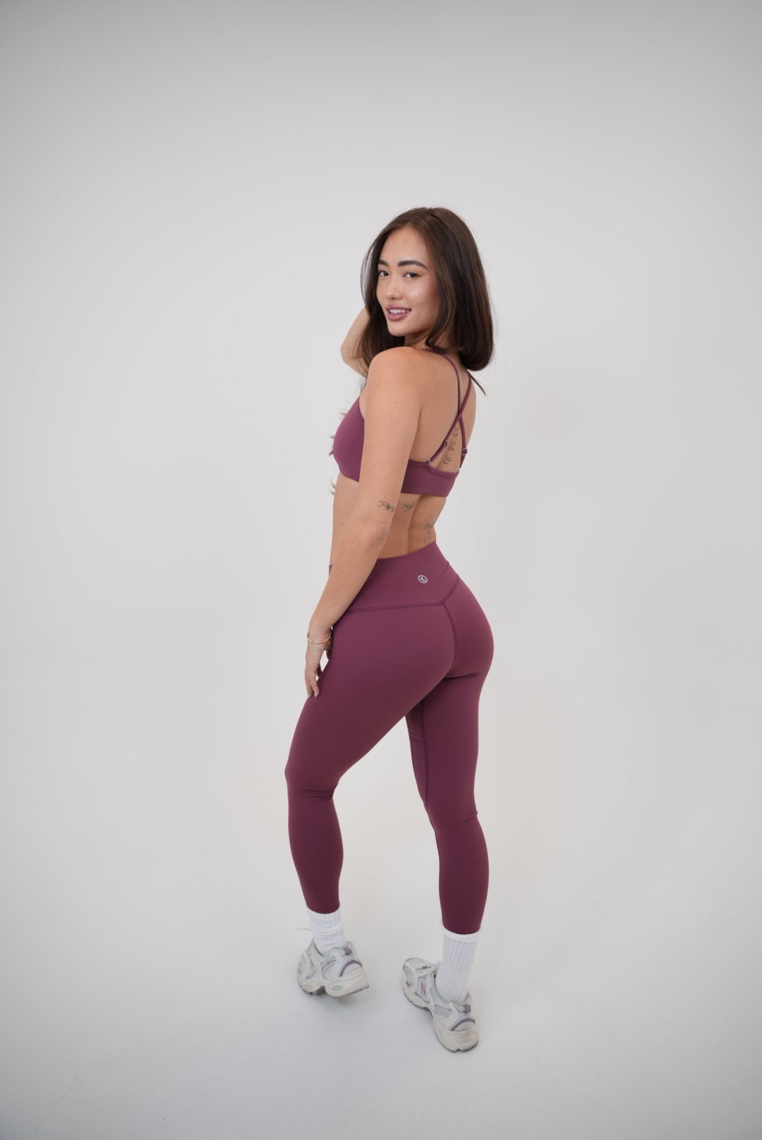 My Time Is Divine Plum Cross-Back Butter Soft Bra 4