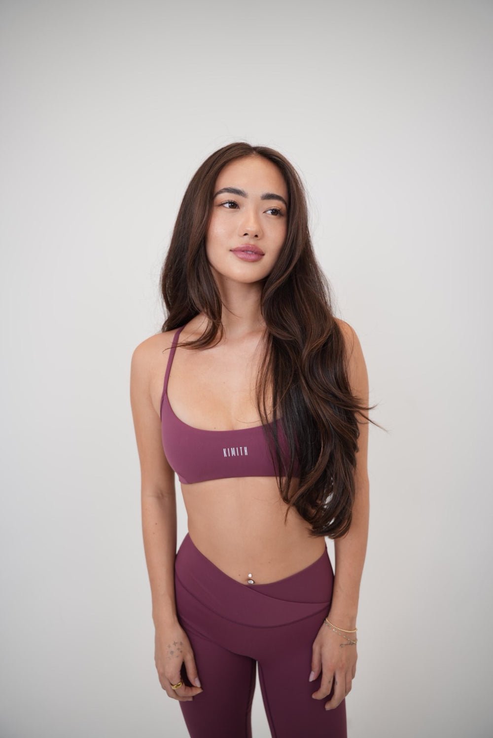 My Time Is Divine Plum Cross-Back Butter Soft Bra 11