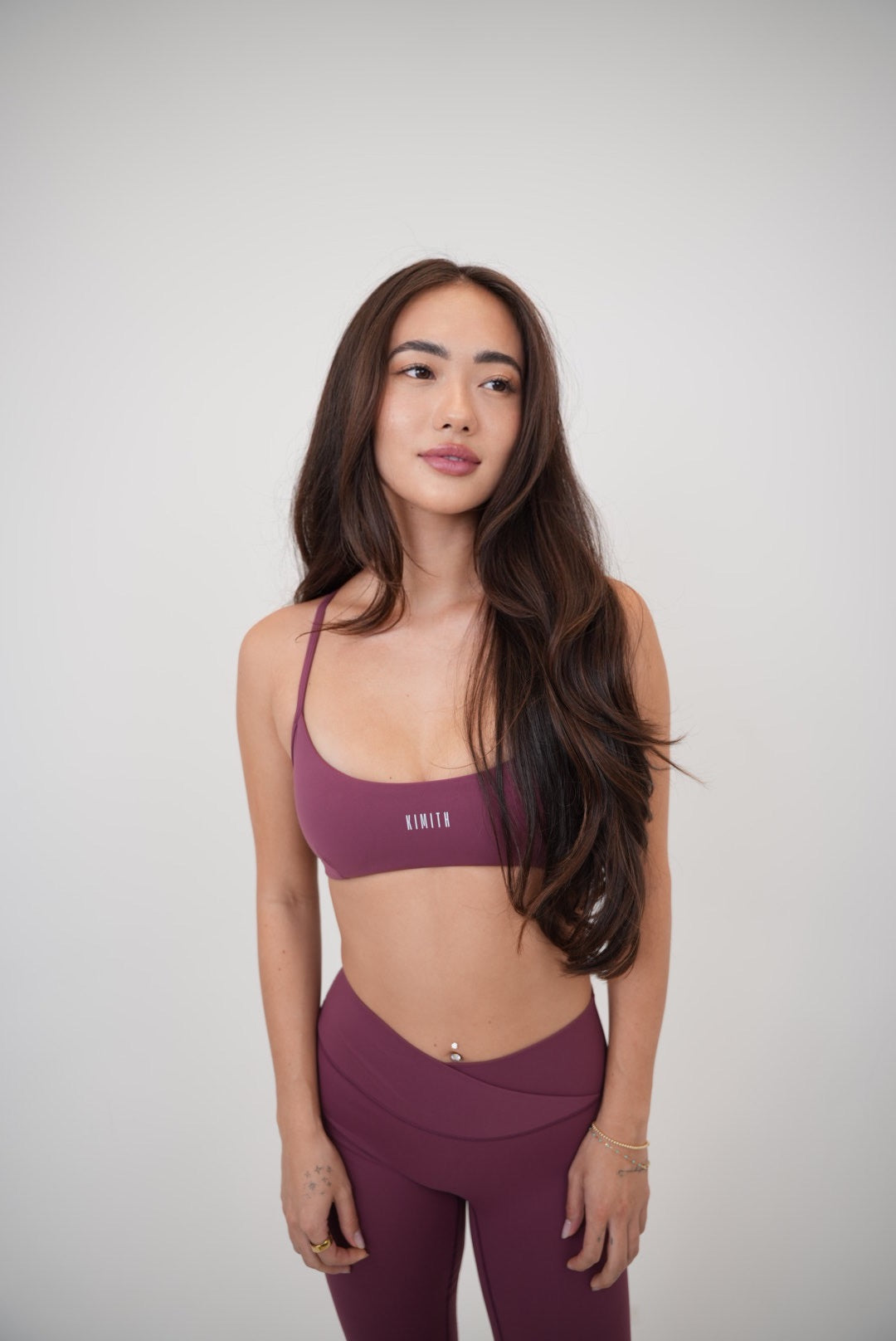 My Time Is Divine Plum Cross-Back Butter Soft Bra 11