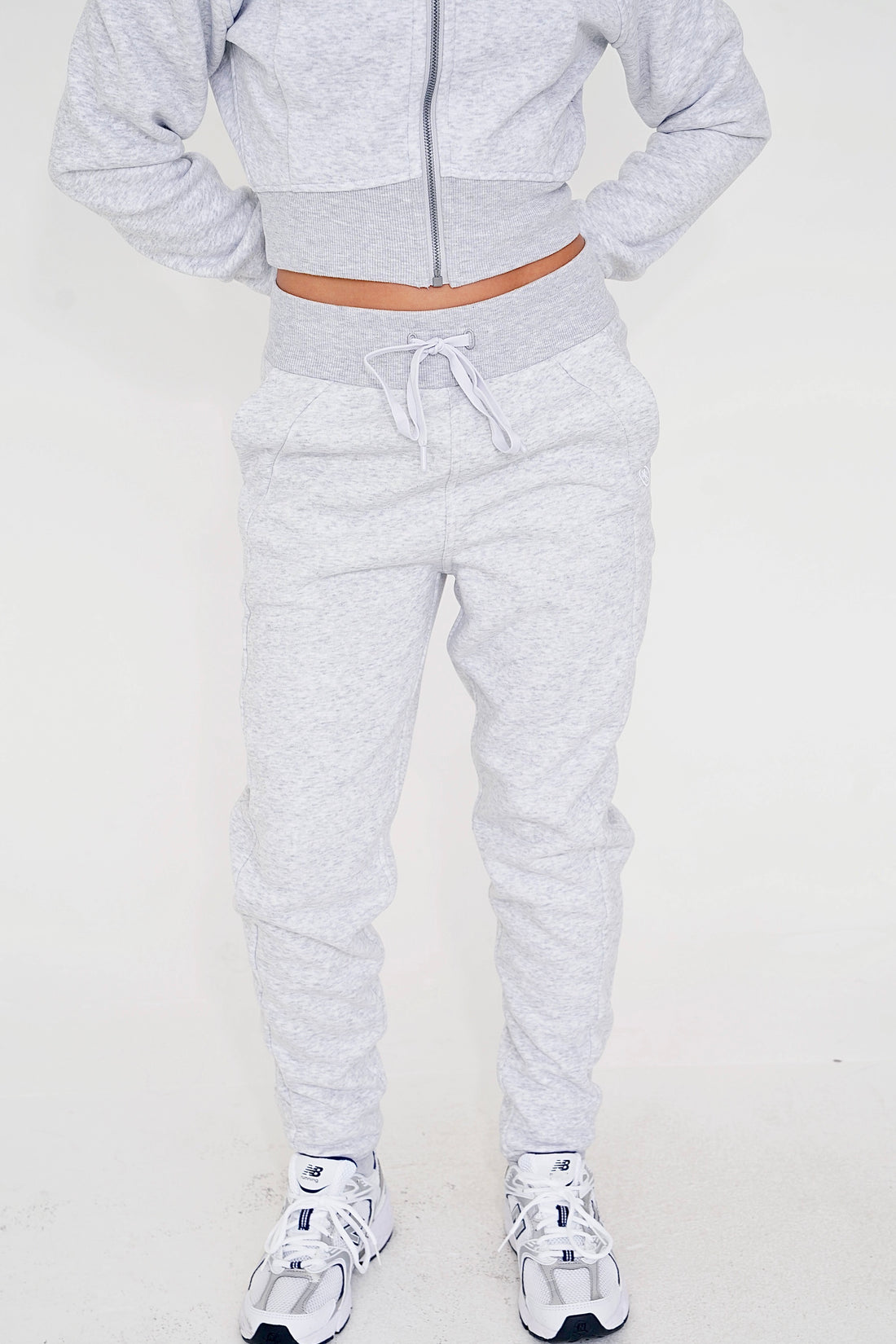 I Make Good Decisions Drawstring Warm Plush Gray Jogger Sweatpants