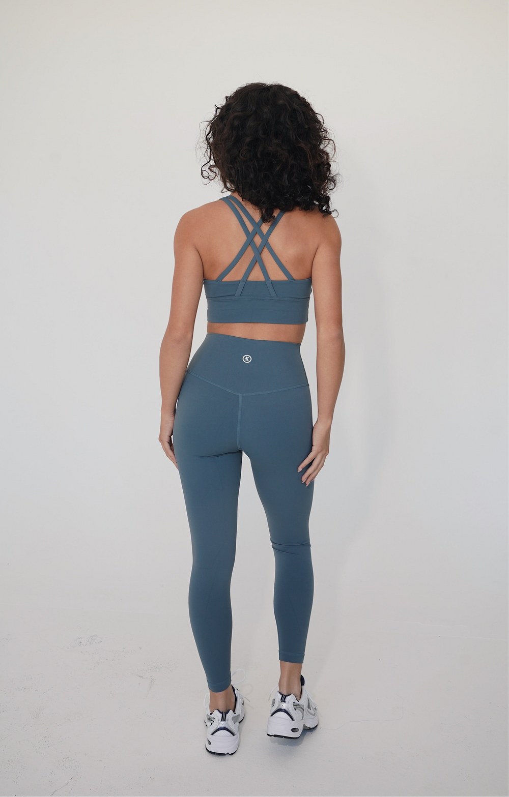 I Am Compassionate Quick-Dry Butter Light Blue Legging 3