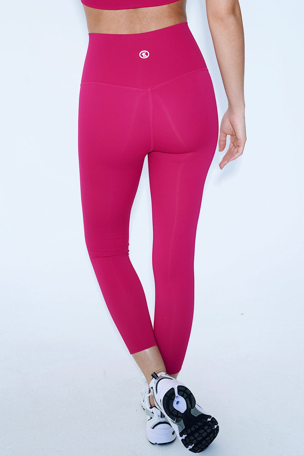 I Am Worthy High Waisted Pink Legging 3