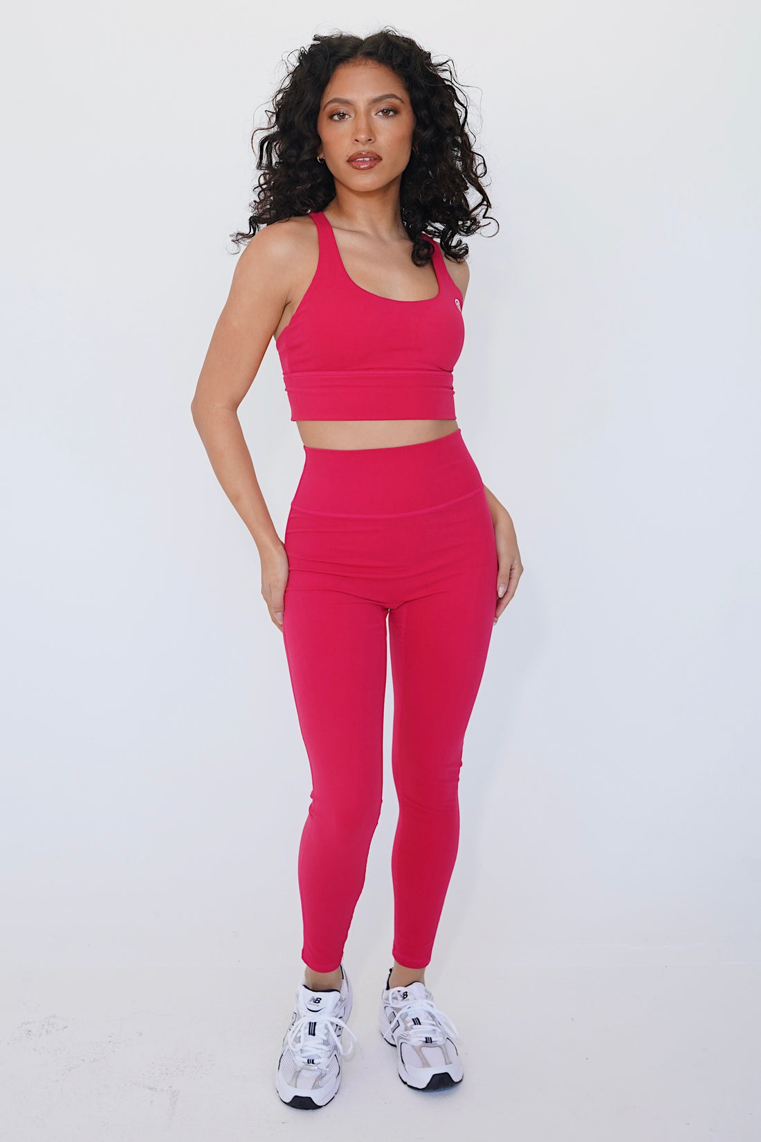 I Am Bold Comfortably Stylish Hot Pink Yoga Legging