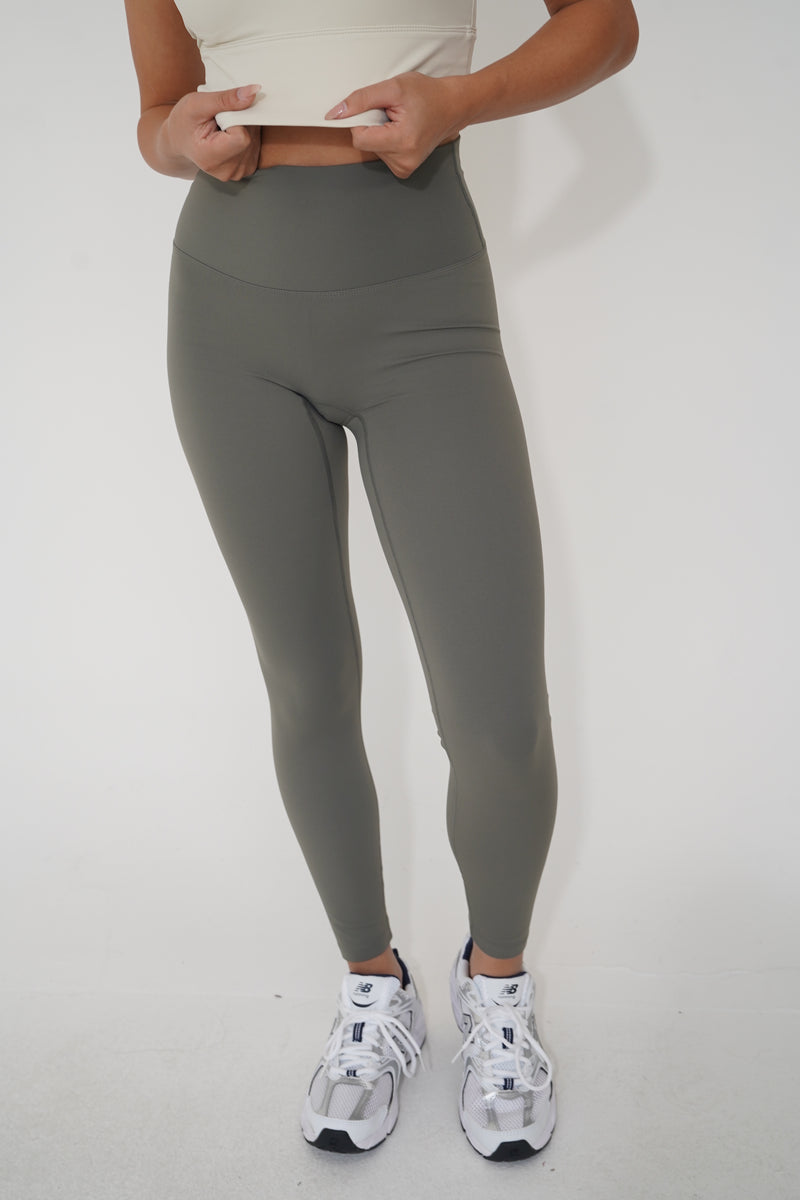 I Am Focused Sculpted Butter Legging in Green alt