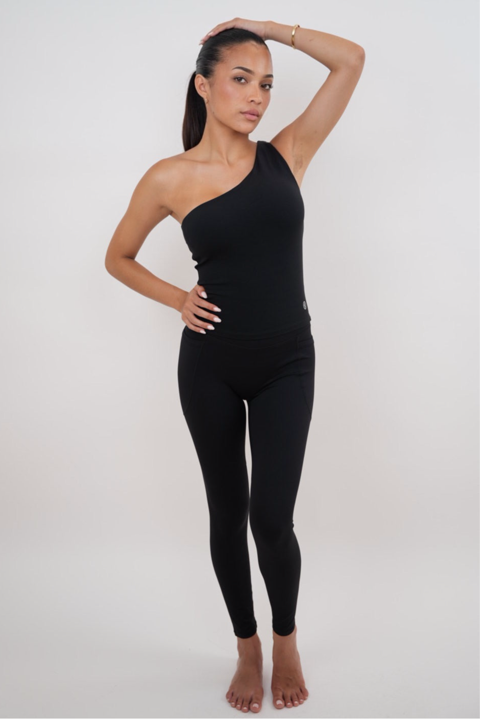 I Am Wealthy Black Comfort Stretch Legging 1