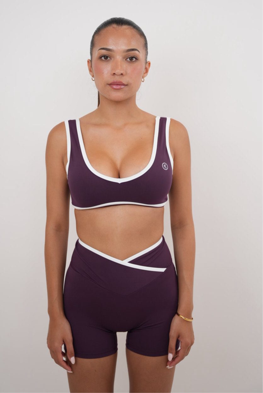 I Am Right Where I Need To Be Plum Butter Short 4