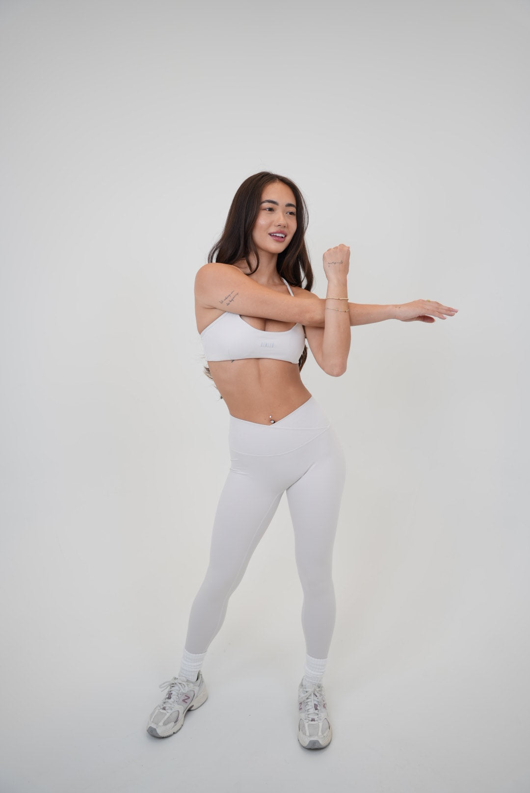 My Time Is Divine Lime White Sculpt V-Waist Legging 5